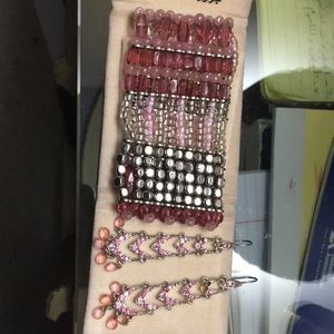 Elegant bracelet and errings